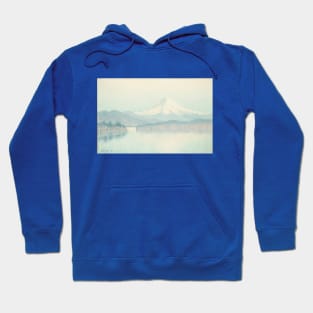 Painting of Mount Rainier Hoodie